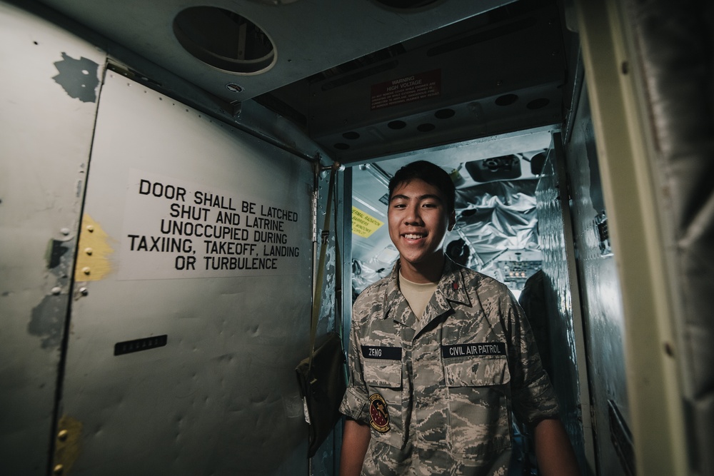 CAP cadets experience flight on KC-135