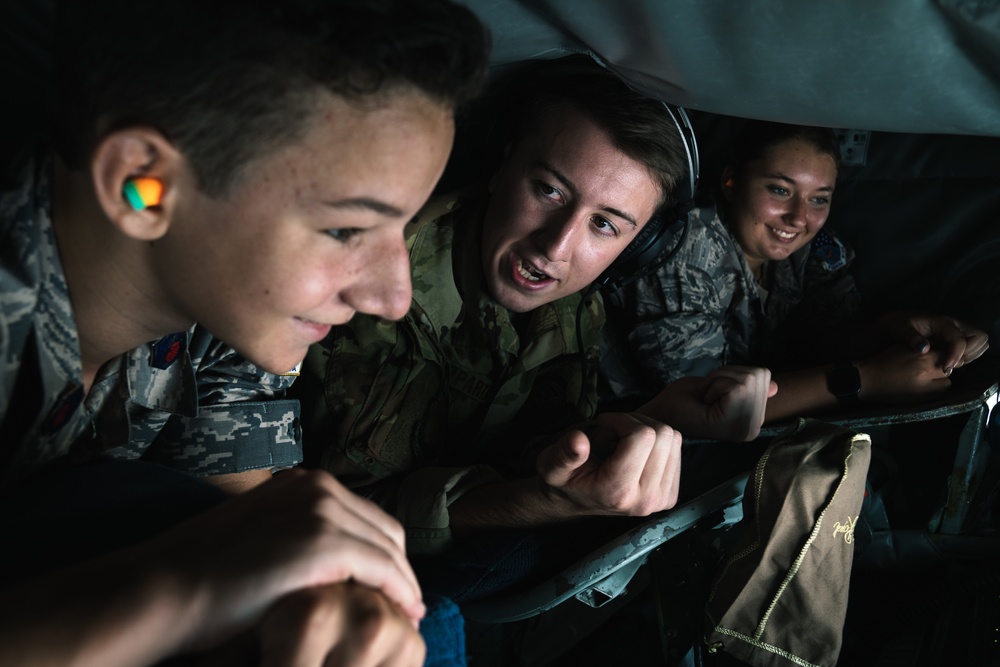 CAP cadets experience flight on KC-135