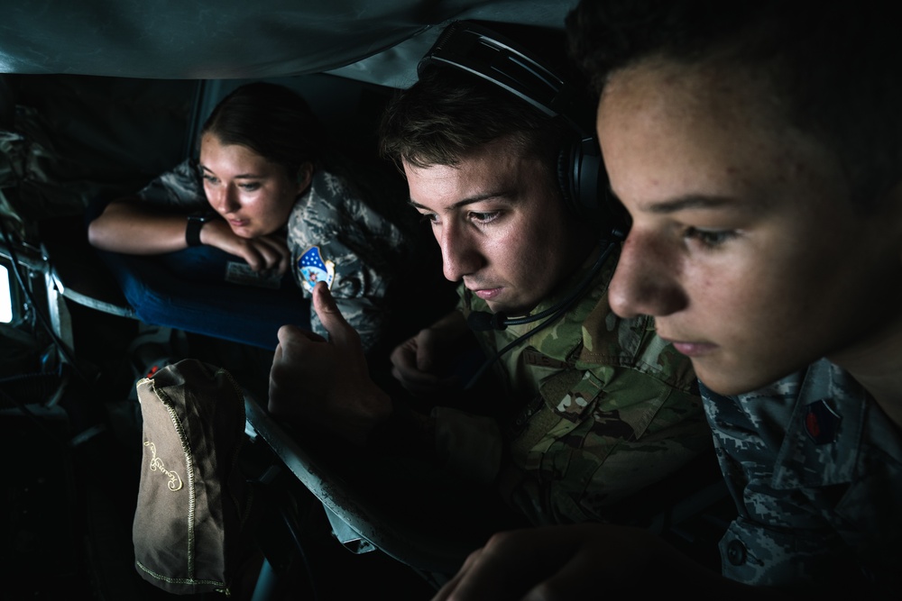 CAP cadets experience flight on KC-135