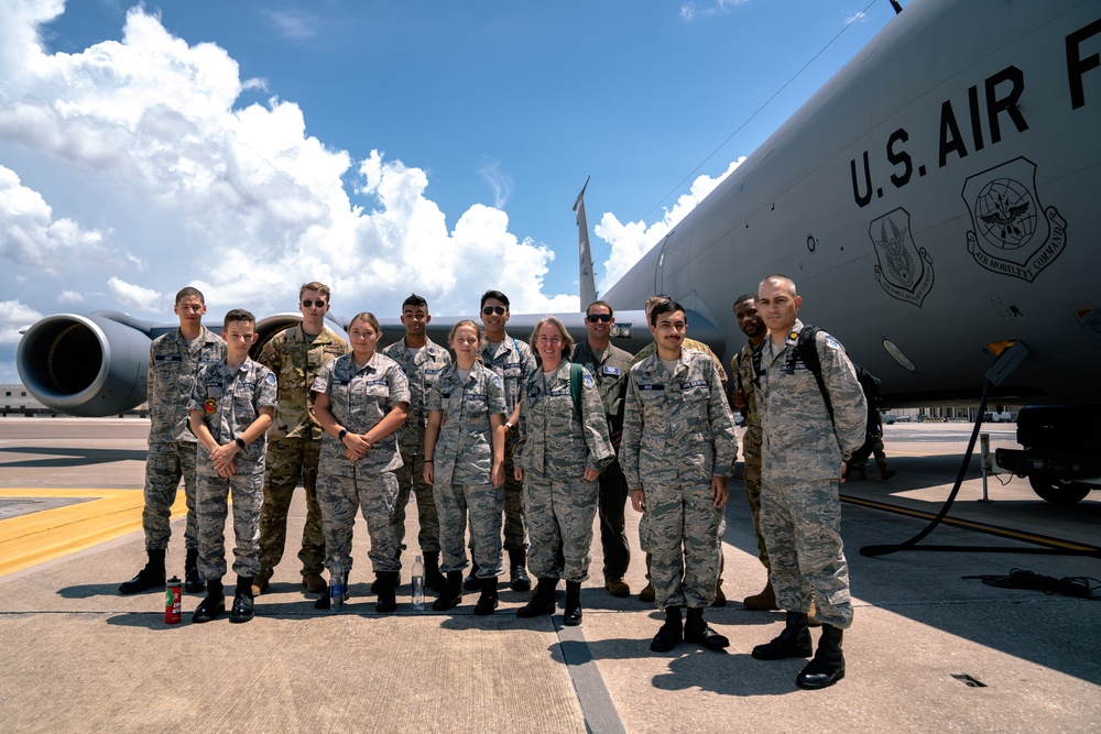 CAP cadets experience flight on KC-135