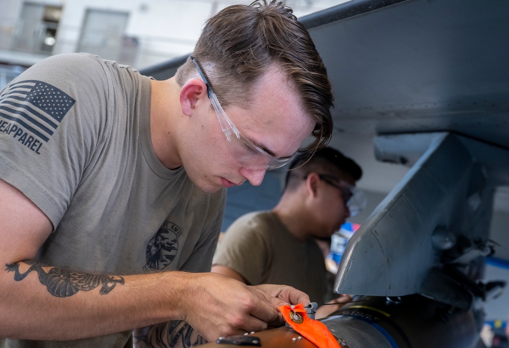 96th AMXS quarterly weapons load competition July