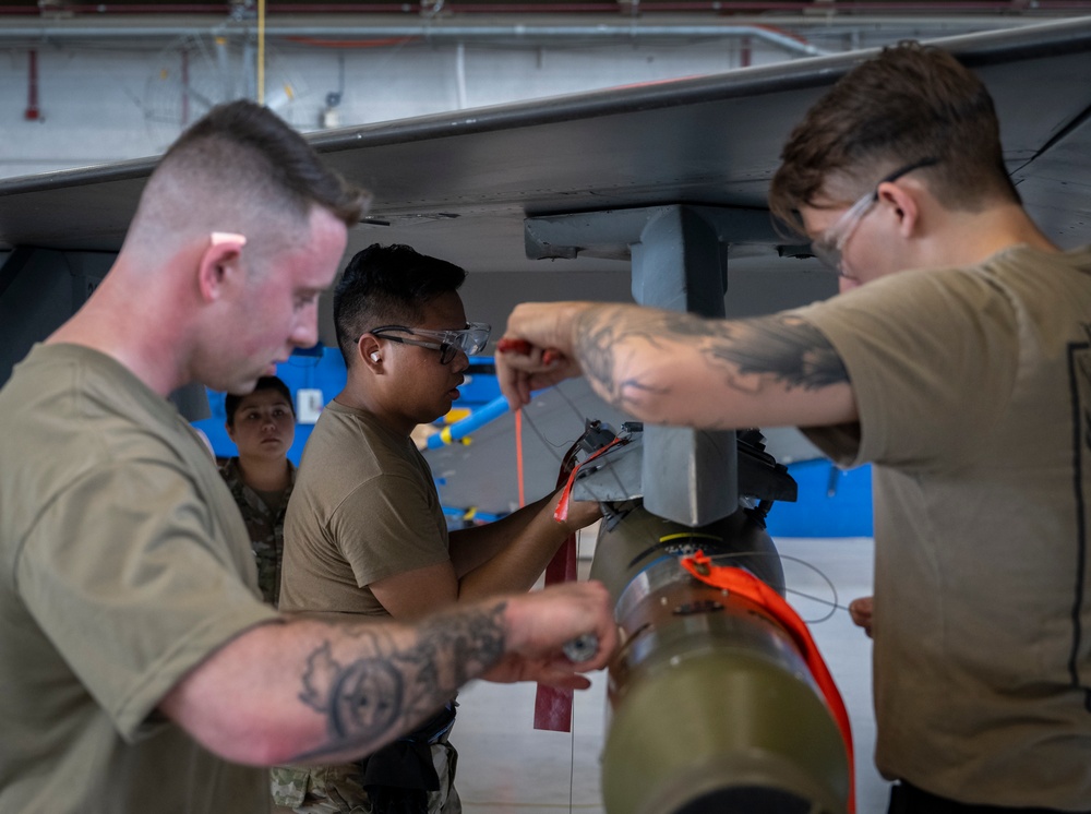 96th AMXS quarterly weapons load competition July