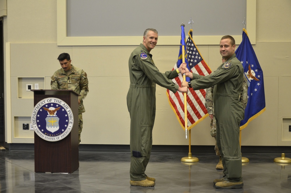 Maj. Smith assumes command of 586th Flight Test Squadron, Detachment 1