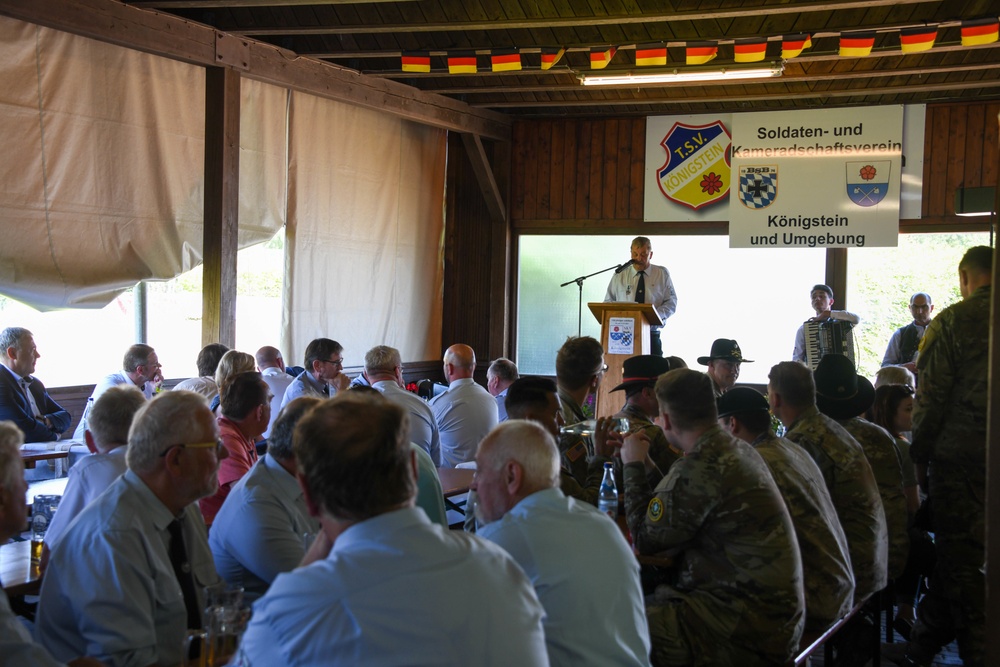 U.S. Soldiers build relationships with the city of Königstein