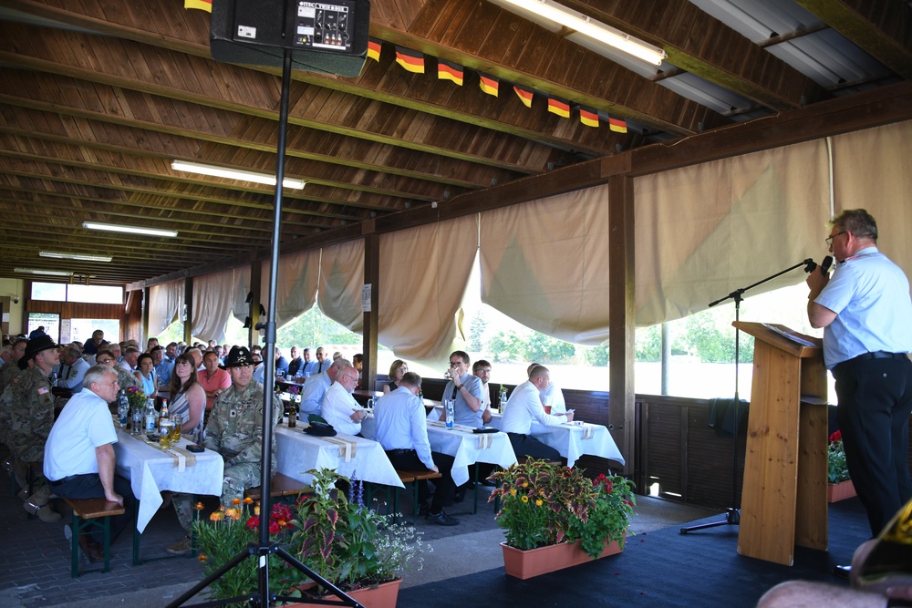 U.S. Soldiers build relationships with the city of Königstein
