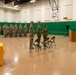 Command Sgt. Maj. Julie Small relinquishes responsibility of 297th Regional Support Group to Command Sgt. Maj. Ryan Weimer