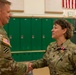 Command Sgt. Maj. Julie Small relinquishes responsibility of 297th Regional Support Group to Command Sgt. Maj. Ryan Weimer