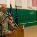 Command Sgt. Maj. Julie Small relinquishes responsibility of 297th Regional Support Group to Command Sgt. Maj. Ryan Weimer