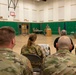 Command Sgt. Maj. Julie Small relinquishes responsibility of 297th Regional Support Group to Command Sgt. Maj. Ryan Weimer