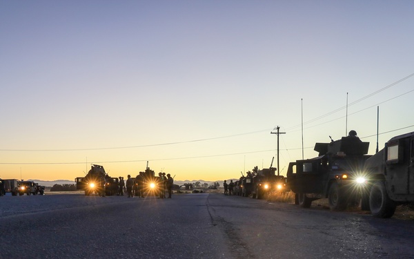 870th Military Police conduct reconnaissance