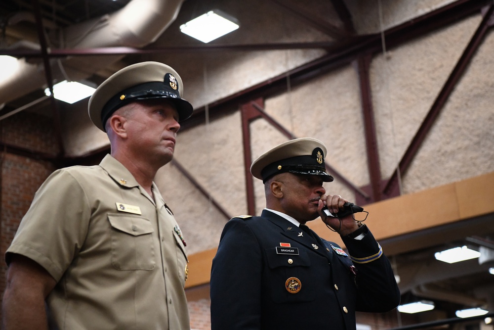 CWO5 Brashear Retires, honorarily appointed as a Navy Chief by 15th MCPON