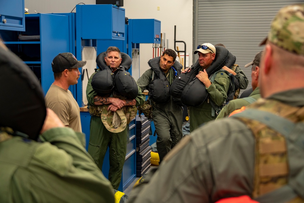 307th completes water survival training