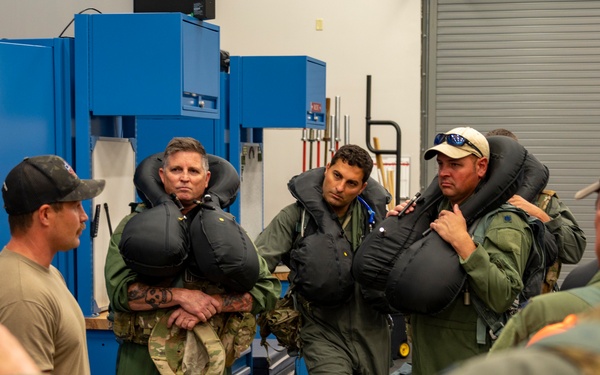 307th completes water survival training