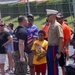Marine Corps Poolees swear in at the Pocono Raceway