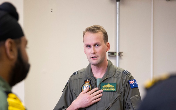 Royal Australian Air Force and Indian Navy Combined training discussion