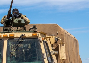 3rd Combat Aviation Brigade Soldiers Conduct Convoy Protection Platform Gunnery Training
