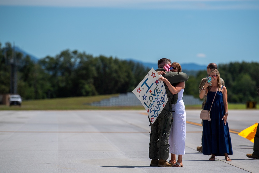 Airmen Return from Overseas Deployment