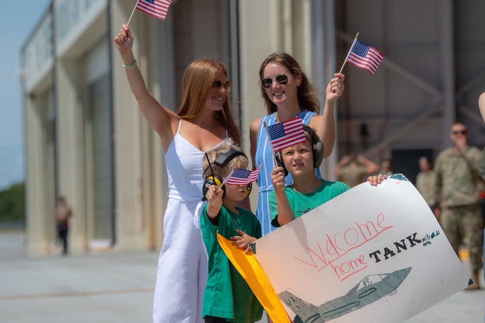 Airmen Return from Overseas Deployment