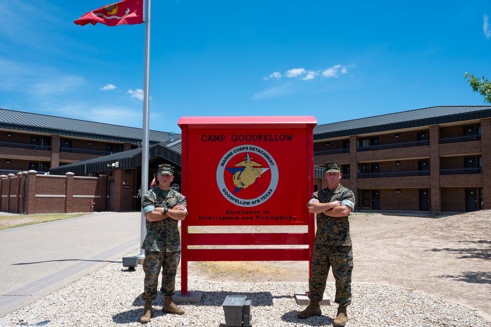 Introducing Lt. Col. Thomas Coyle and Master Gunnery Sgt. Darry Cross:  MCD command team