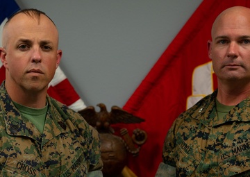 Introducing Lt. Col. Thomas Coyle and Master Gunnery Sgt. Darry Cross:  MCD command team