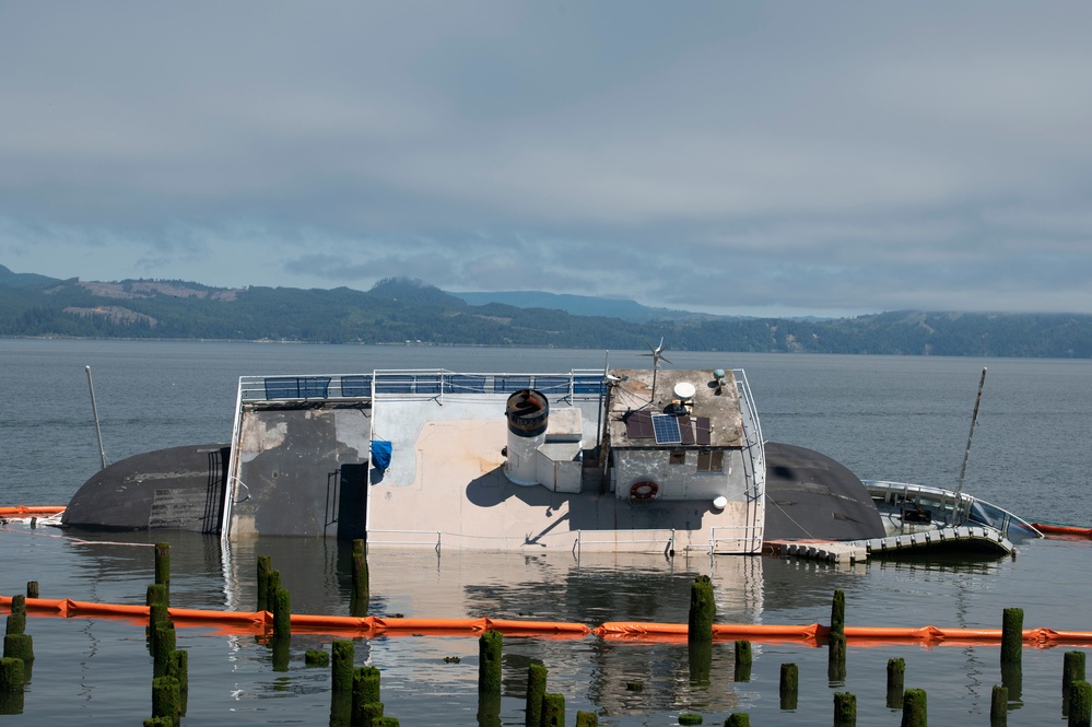 Coast Guard, partner organizations to remove pollution threat from sinking ferry Astoria, OR