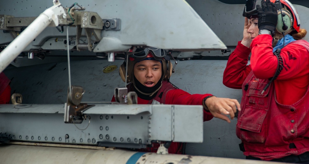 USS Ronald Reagan (CVN 76) conducts flight operations