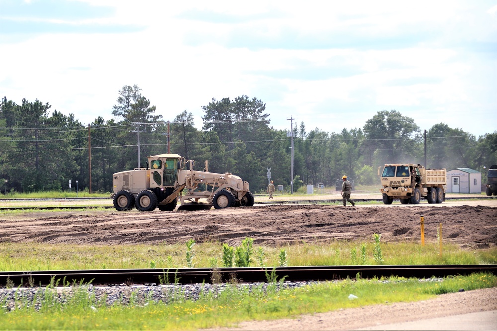 Army Reserve’s 390th Engineer Company completes project moving 3,000 tons of earth at Fort McCoy