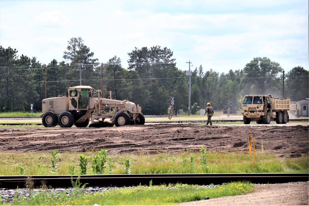 Army Reserve’s 390th Engineer Company completes project moving 3,000 tons of earth at Fort McCoy