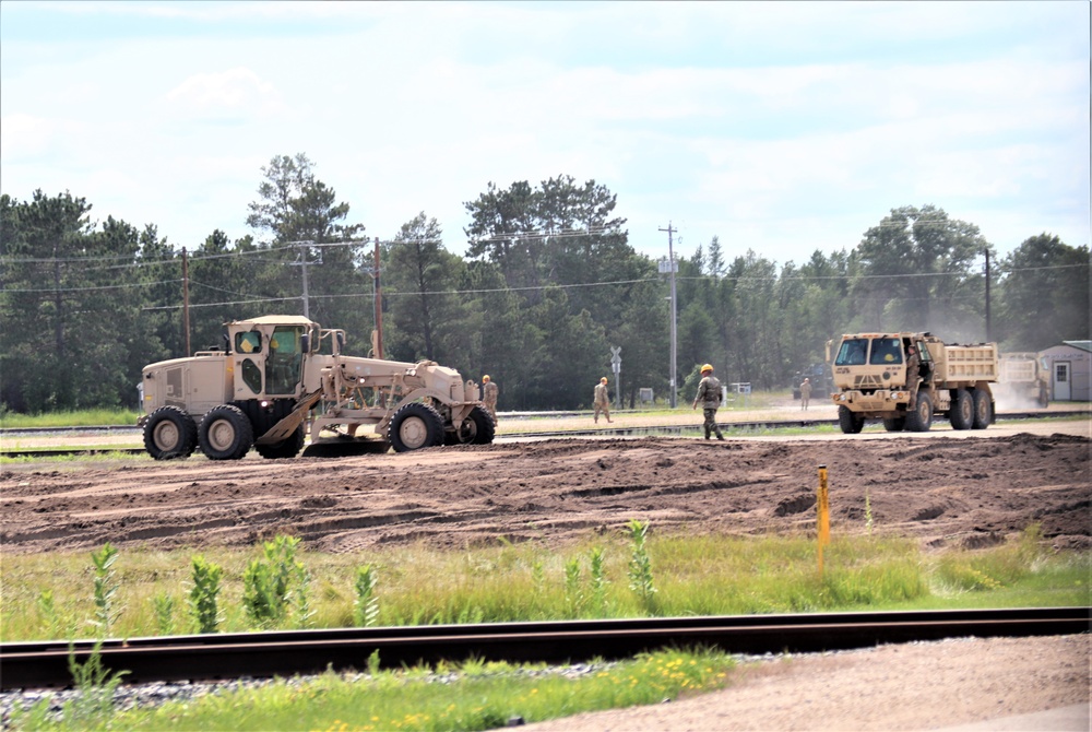 Army Reserve’s 390th Engineer Company completes project moving 3,000 tons of earth at Fort McCoy