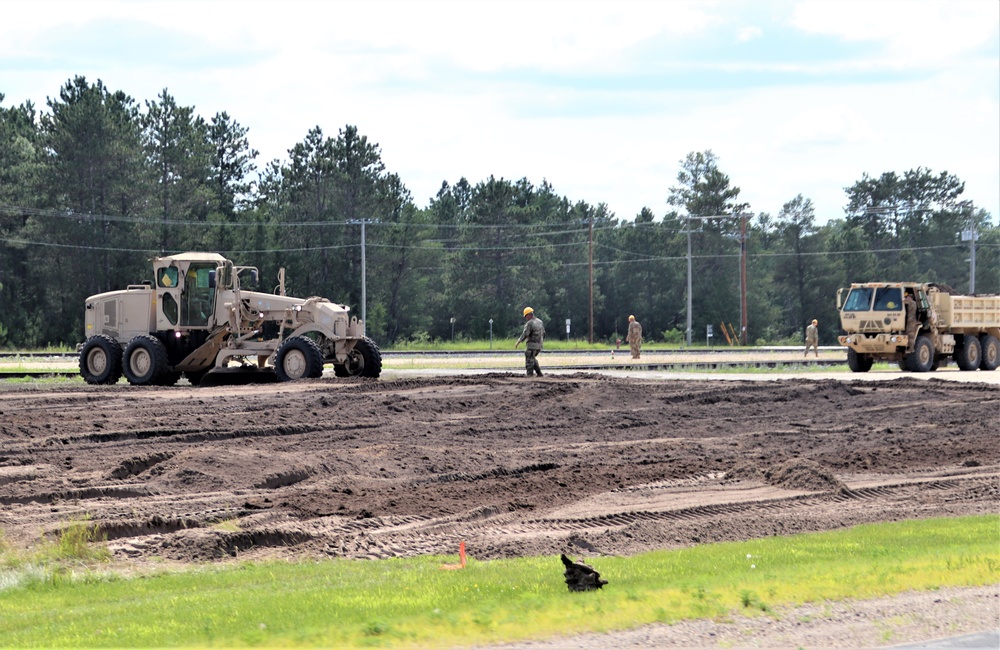 Army Reserve’s 390th Engineer Company completes project moving 3,000 tons of earth at Fort McCoy