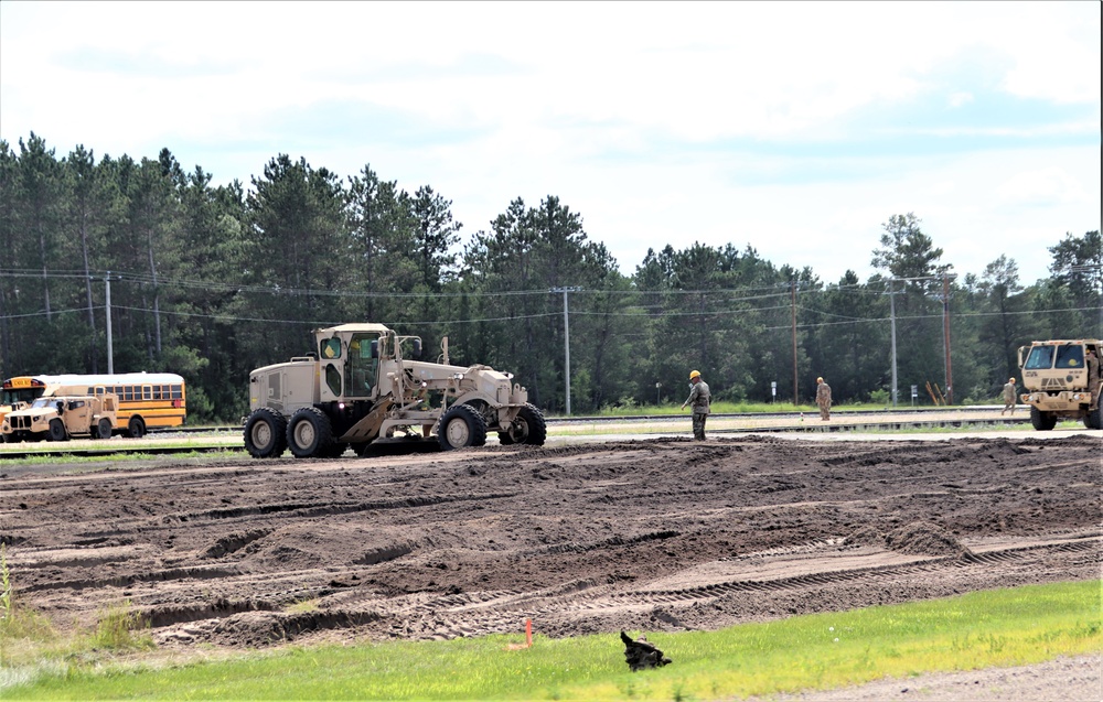 Army Reserve’s 390th Engineer Company completes project moving 3,000 tons of earth at Fort McCoy