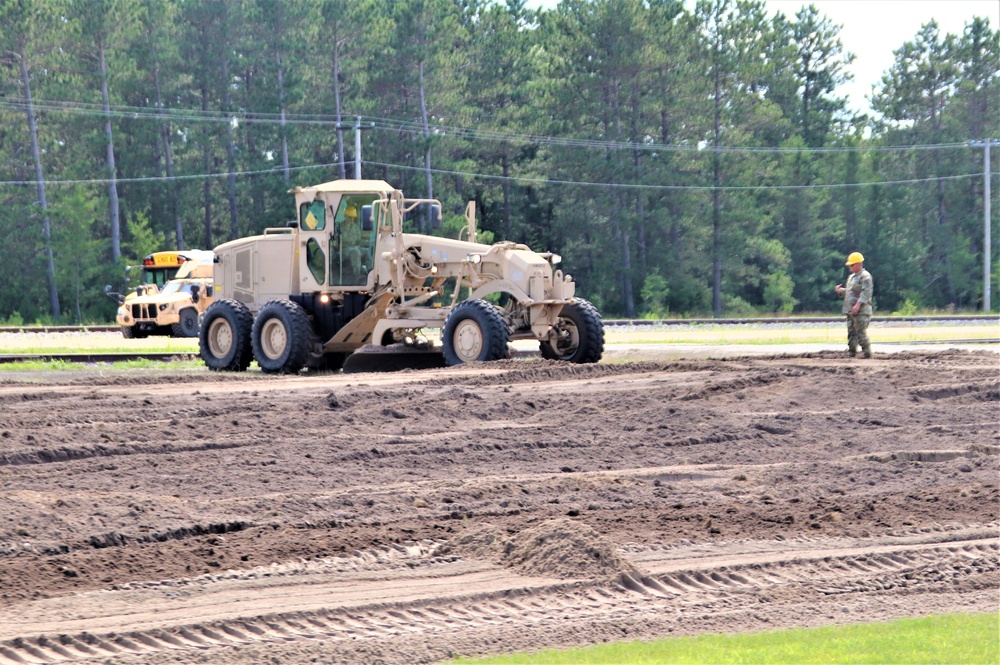 Army Reserve’s 390th Engineer Company completes project moving 3,000 tons of earth at Fort McCoy