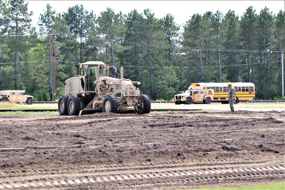 Army Reserve’s 390th Engineer Company completes project moving 3,000 tons of earth at Fort McCoy
