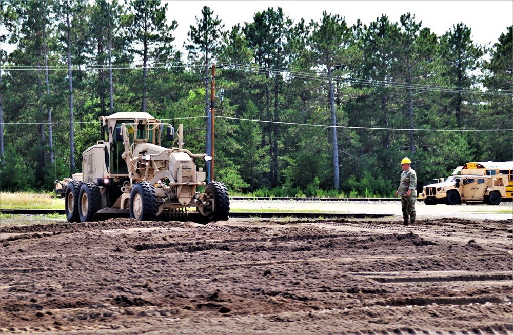 Army Reserve’s 390th Engineer Company completes project moving 3,000 tons of earth at Fort McCoy