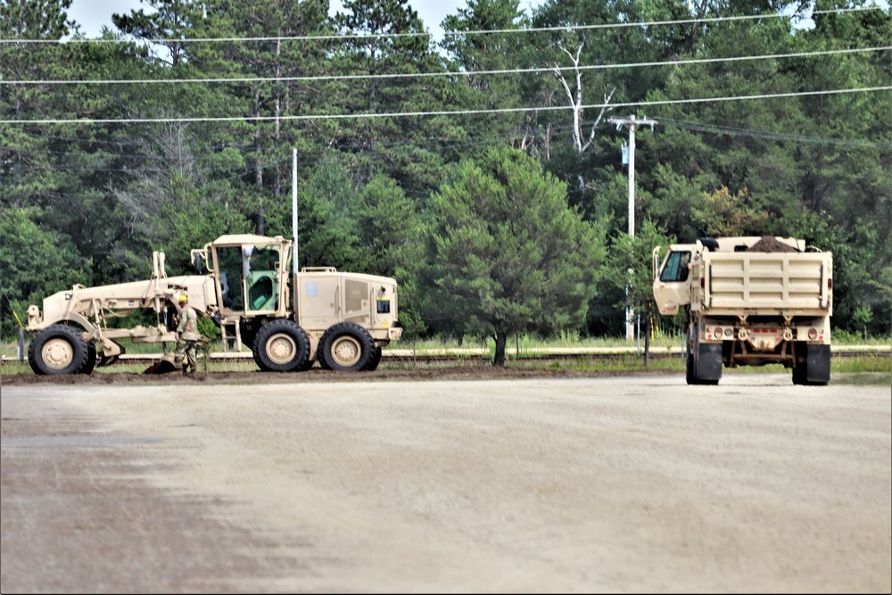Army Reserve’s 390th Engineer Company completes project moving 3,000 tons of earth at Fort McCoy