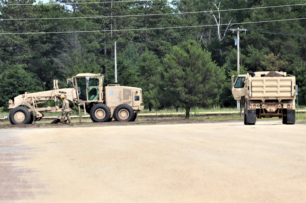 Army Reserve’s 390th Engineer Company completes project moving 3,000 tons of earth at Fort McCoy