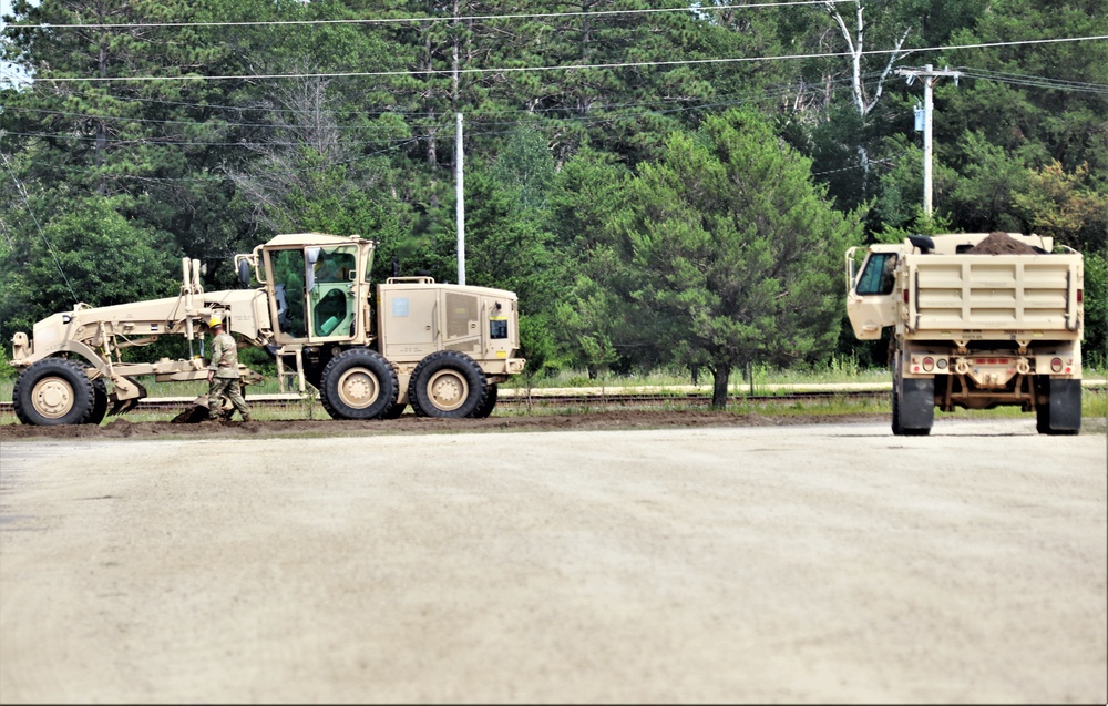 Army Reserve’s 390th Engineer Company completes project moving 3,000 tons of earth at Fort McCoy