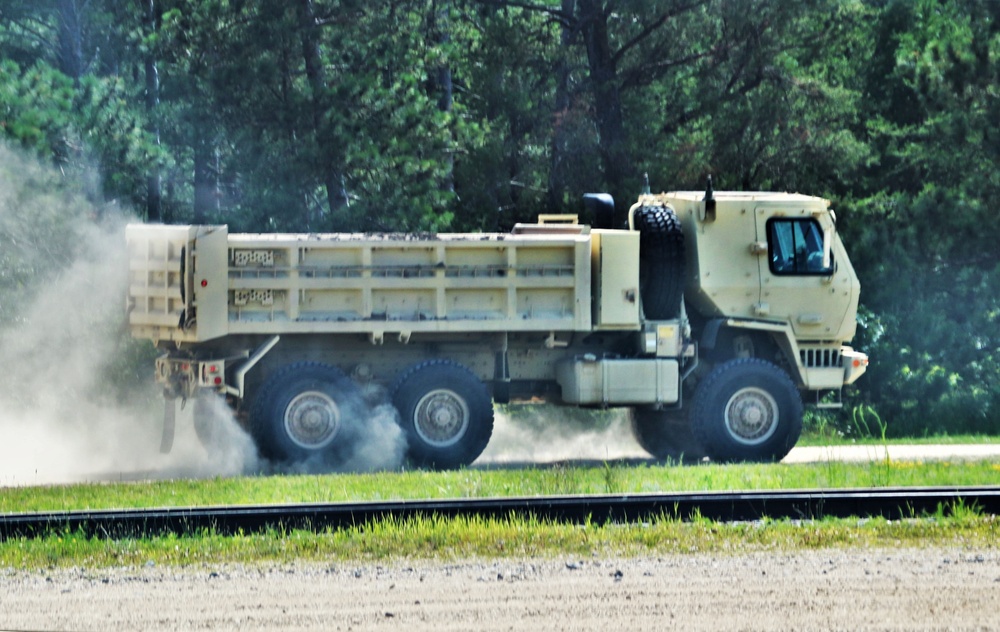 Army Reserve’s 390th Engineer Company completes project moving 3,000 tons of earth at Fort McCoy