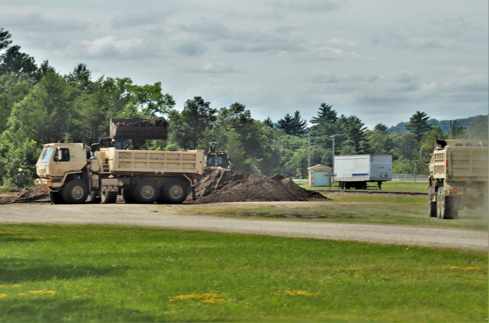 Army Reserve’s 390th Engineer Company completes project moving 3,000 tons of earth at Fort McCoy
