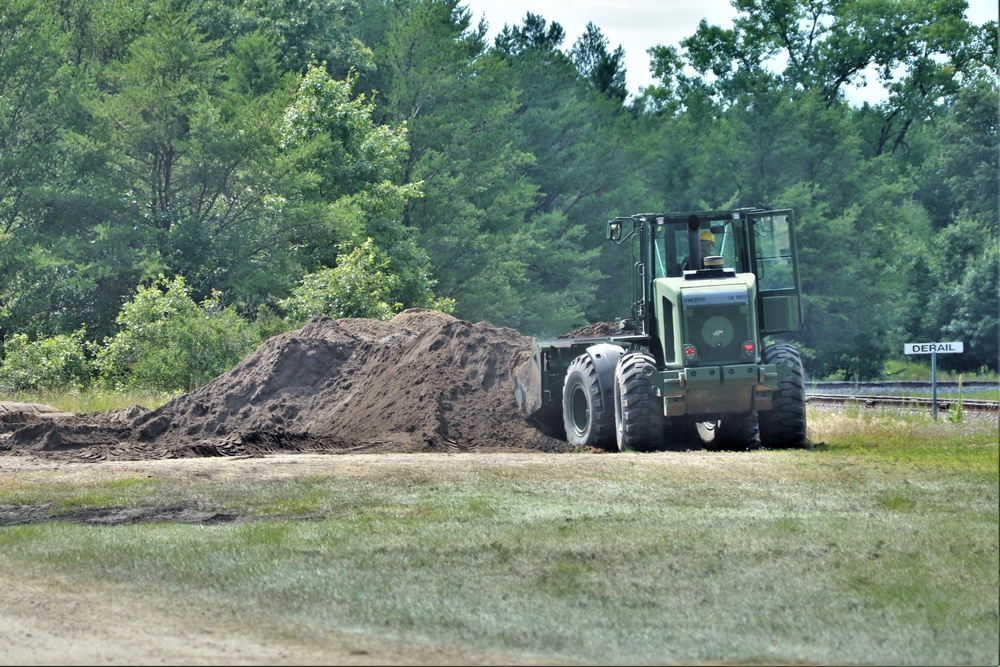 Army Reserve’s 390th Engineer Company completes project moving 3,000 tons of earth at Fort McCoy