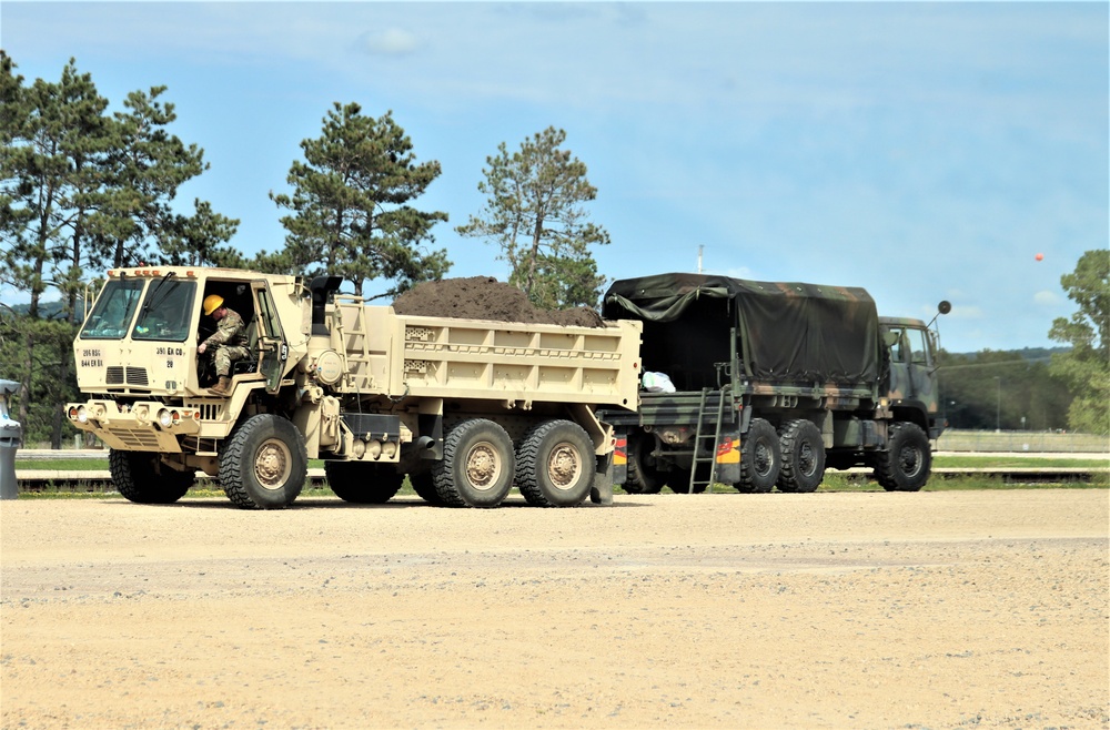 Army Reserve’s 390th Engineer Company completes project moving 3,000 tons of earth at Fort McCoy