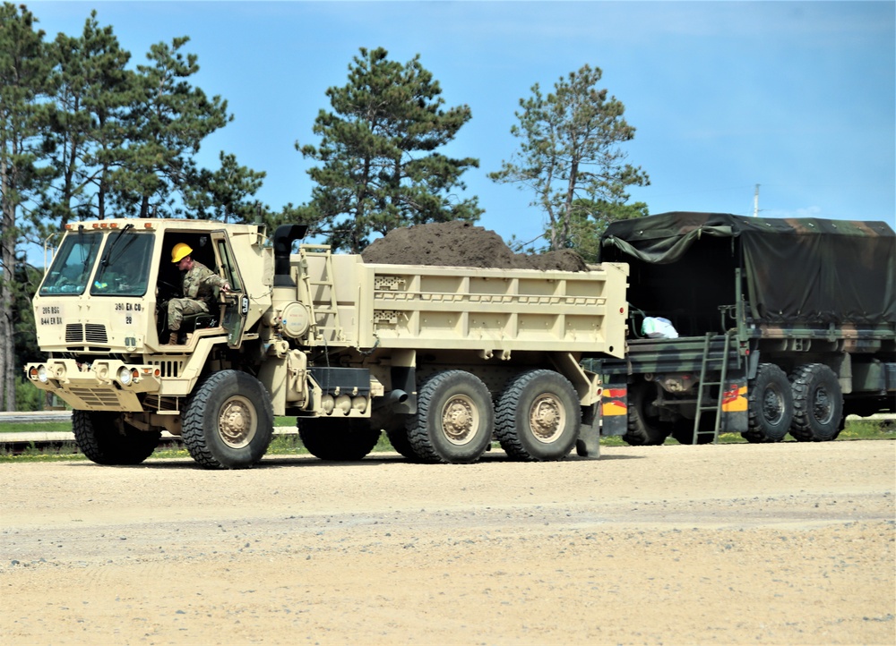 Army Reserve’s 390th Engineer Company completes project moving 3,000 tons of earth at Fort McCoy