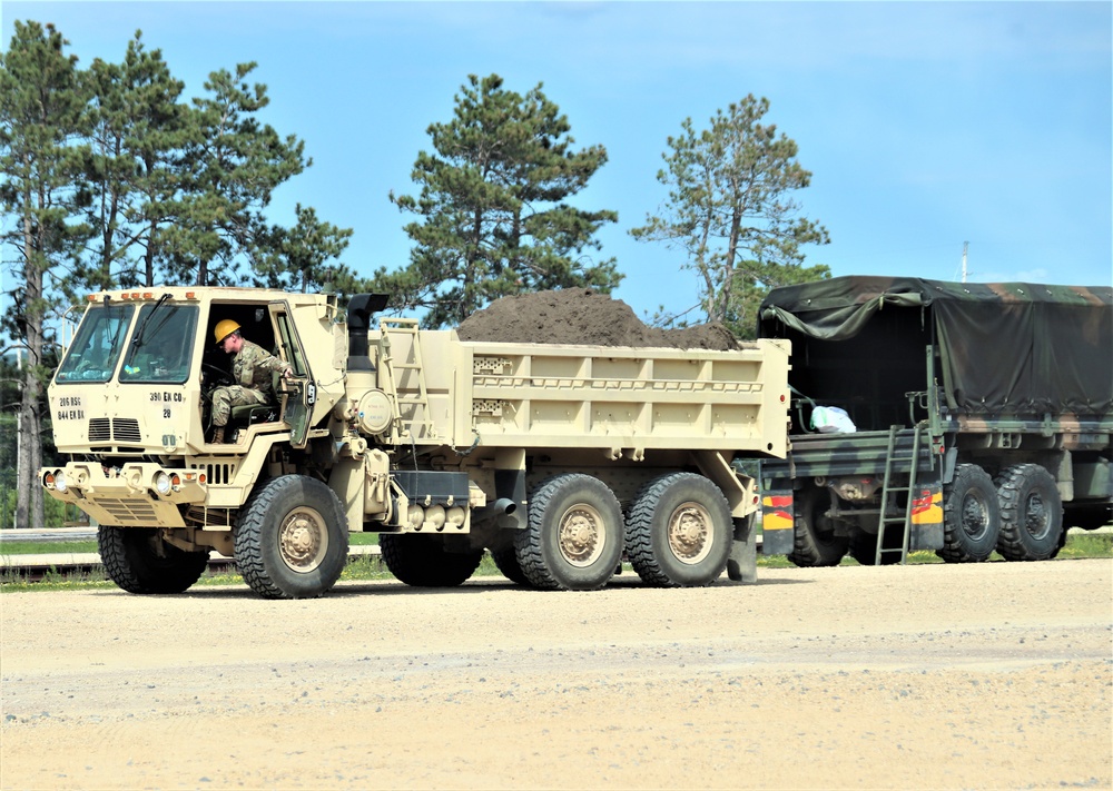 Army Reserve’s 390th Engineer Company completes project moving 3,000 tons of earth at Fort McCoy
