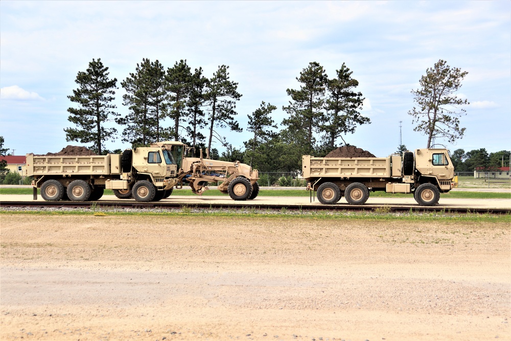 Army Reserve’s 390th Engineer Company completes project moving 3,000 tons of earth at Fort McCoy