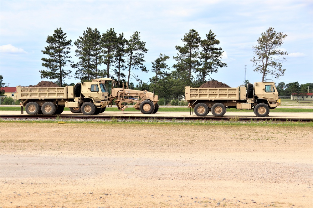 Army Reserve’s 390th Engineer Company completes project moving 3,000 tons of earth at Fort McCoy