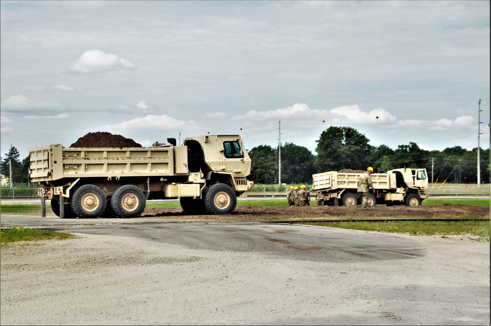 Army Reserve’s 390th Engineer Company completes project moving 3,000 tons of earth at Fort McCoy
