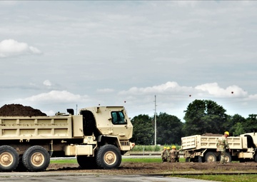 Army Reserve’s 390th Engineer Company completes project moving 3,000 tons of earth at Fort McCoy