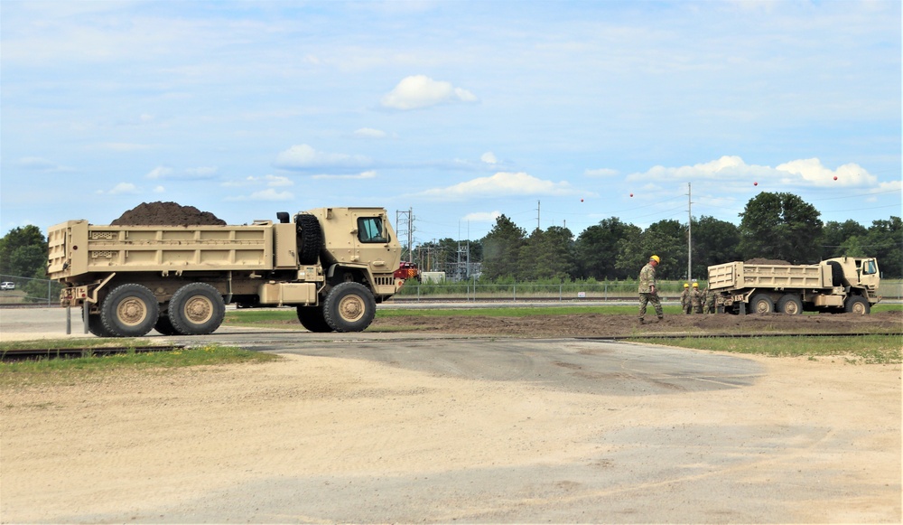 Army Reserve’s 390th Engineer Company completes project moving 3,000 tons of earth at Fort McCoy