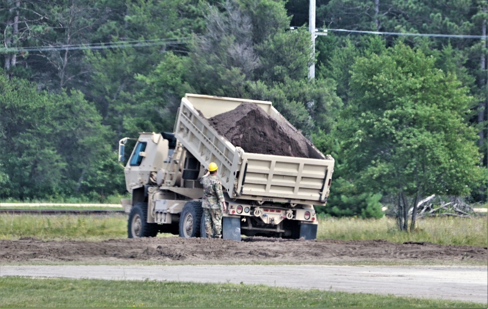 Army Reserve’s 390th Engineer Company completes project moving 3,000 tons of earth at Fort McCoy