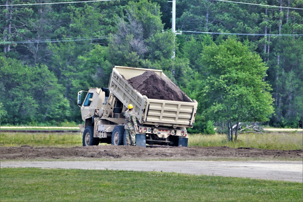 Army Reserve’s 390th Engineer Company completes project moving 3,000 tons of earth at Fort McCoy